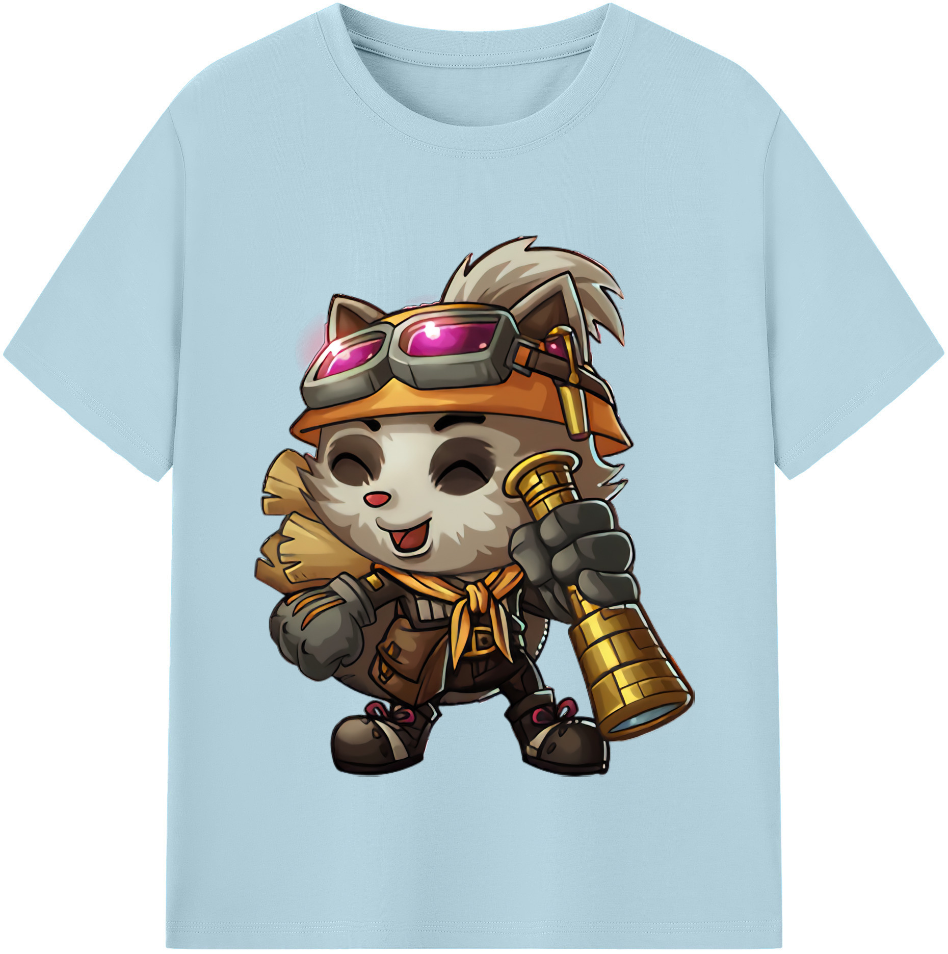 リーグ・オブ・レジェンド League of Legends LOL 綿100％半袖Tシャツ（フロントプリント）